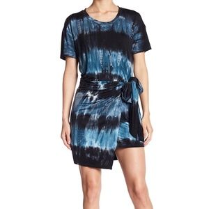 Young Fabulous & Broke Tie Dye T-Shirt Wrap Skirt Dress Sz XS